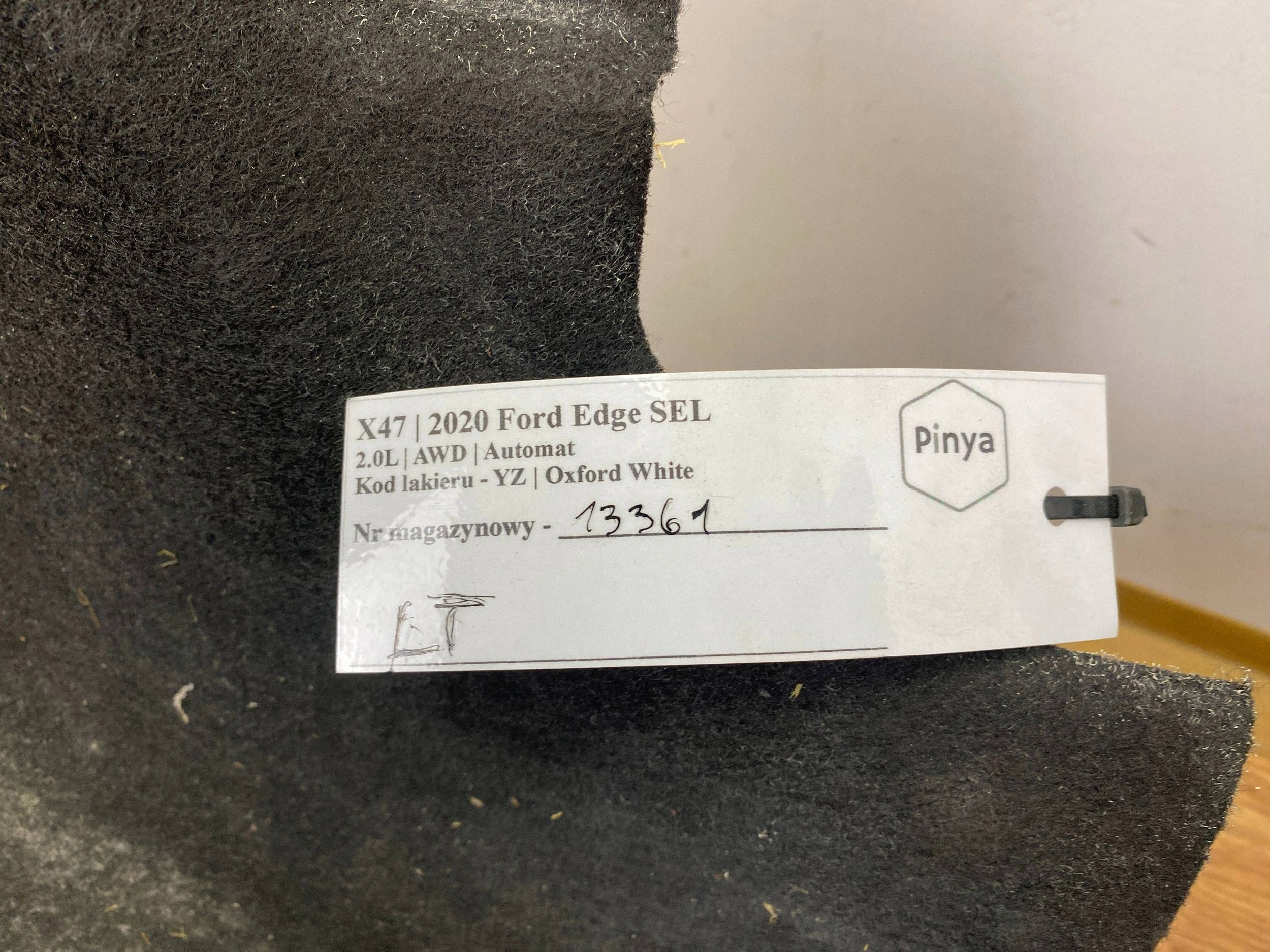 mudguard rear. left Ford Edge II 2019+
