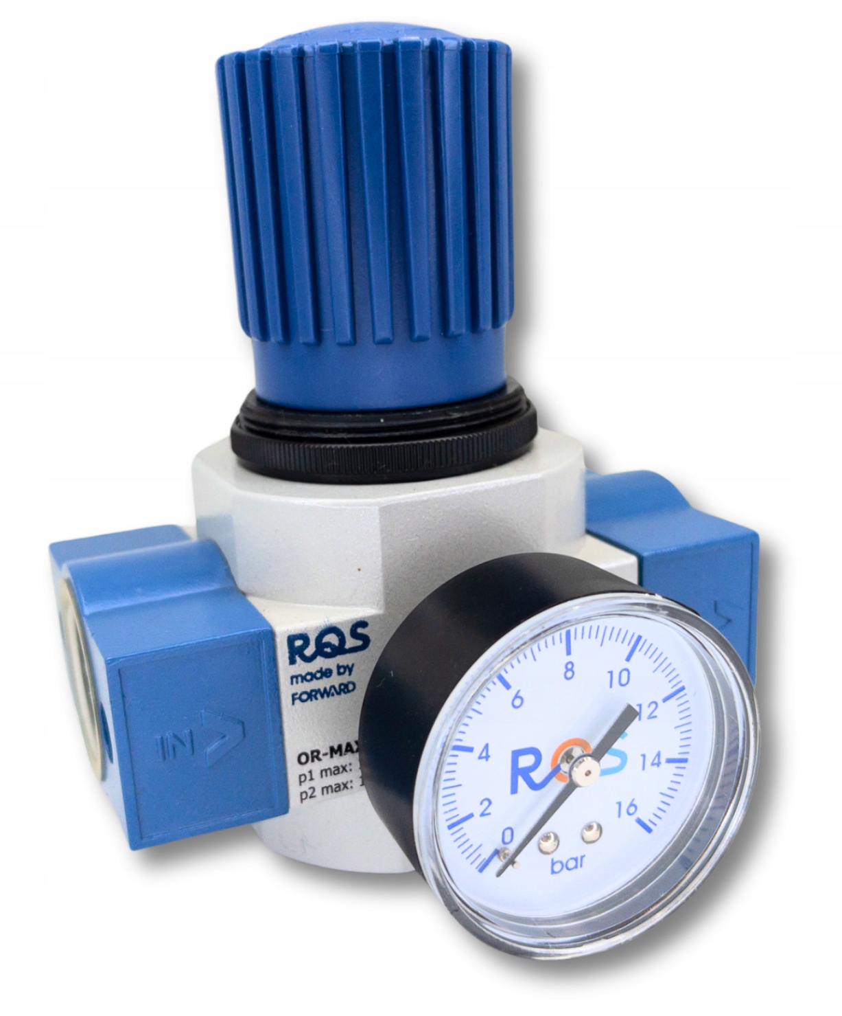 Reduktor ciśnienia powietrza RQS 1" Model: OR-1-MAXI do kompresora Marka RQS