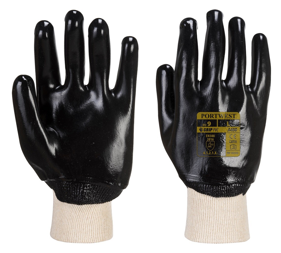 

Rękawice ochronne Pcv black solidne Portwest r. M