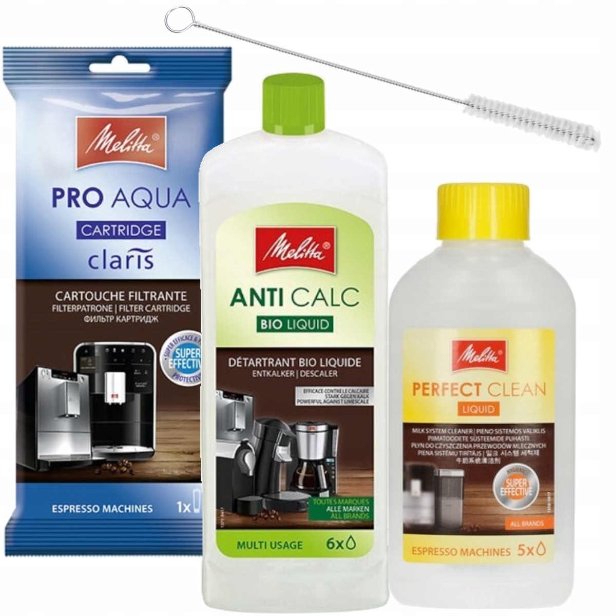 Univerzální sada na čištění kávovaru Melitta filtr Pro Aqua čistič