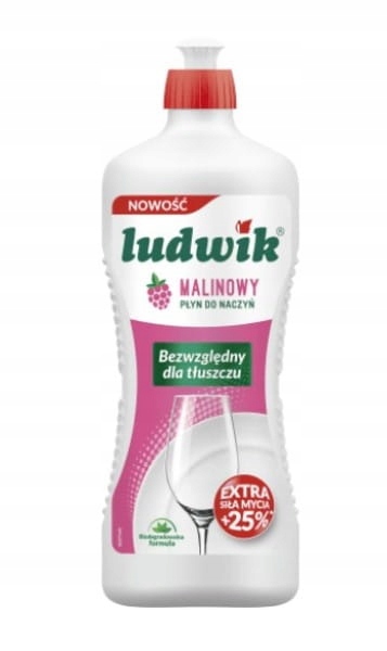 

Ludwik Płyn do mycia naczyń Malinowy 900ml