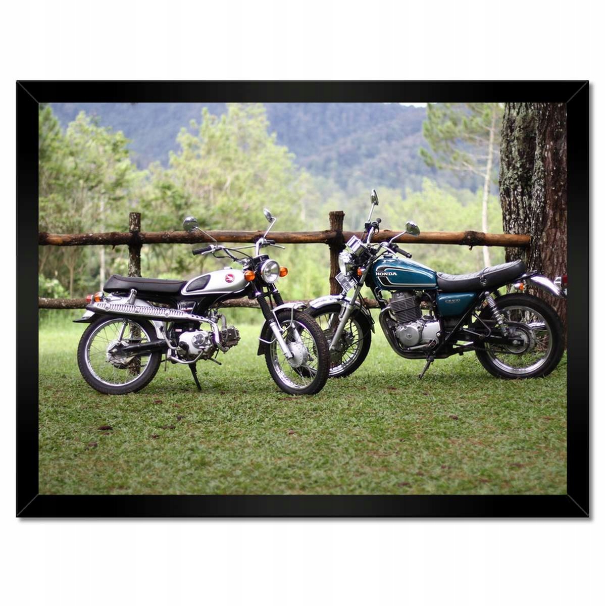 Plakáty v rámu 40x30 Klasický motocyklový motor