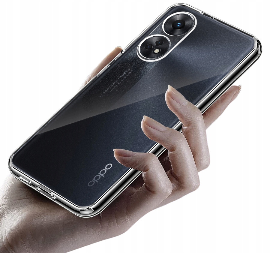

Etui Żel Clear Case Do Oppo Reno 8T Szkło