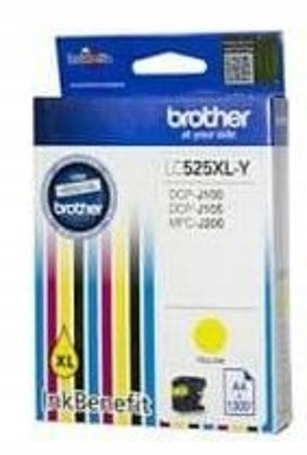 Tusz Brother LC 525 Xly Yellow Oryginał DCP-J100 DCP-J105