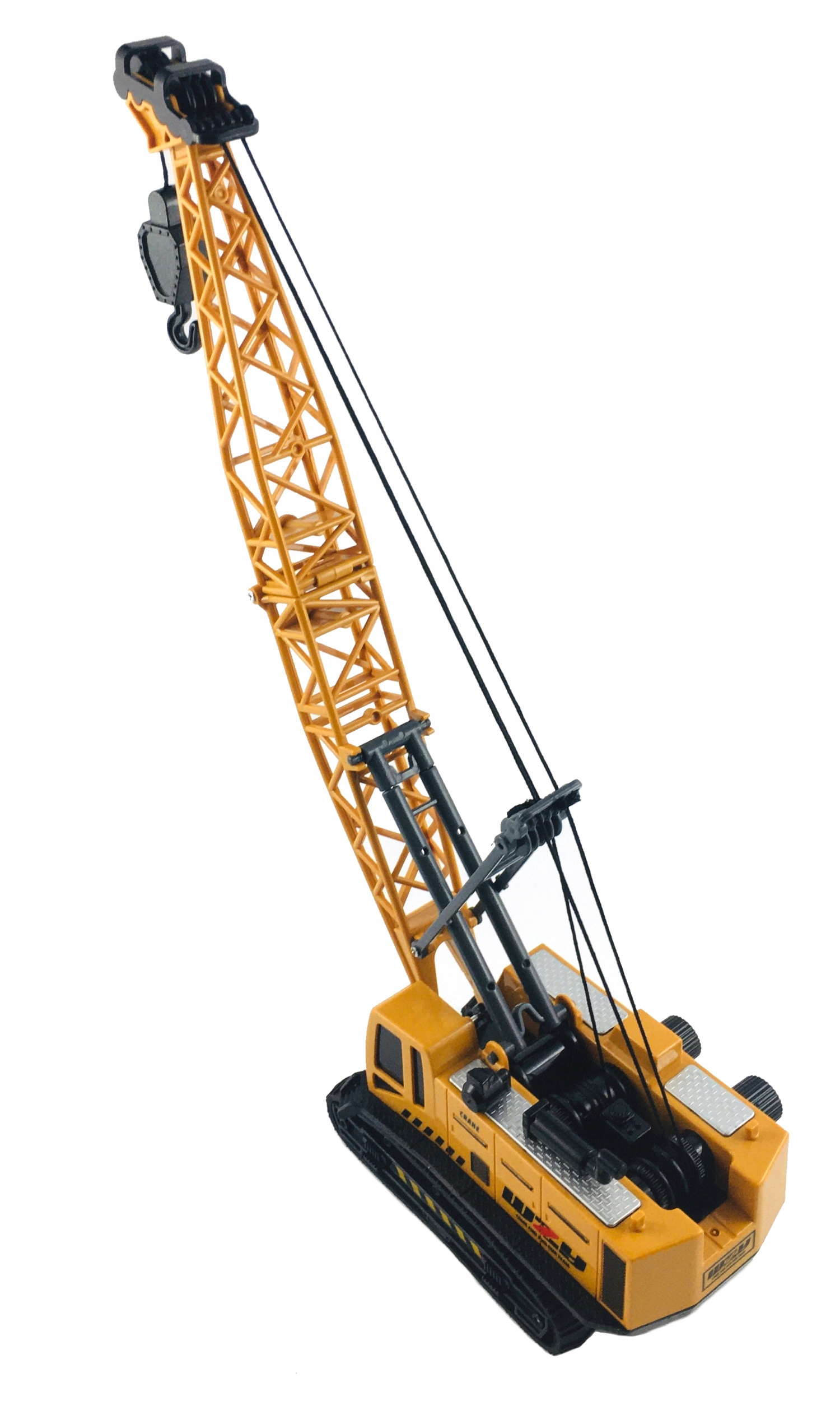 POJAZD BUDOWLANY DŹWIG NA GĄSIENICACH ŻURAW Wiek dziecka 3 lata +