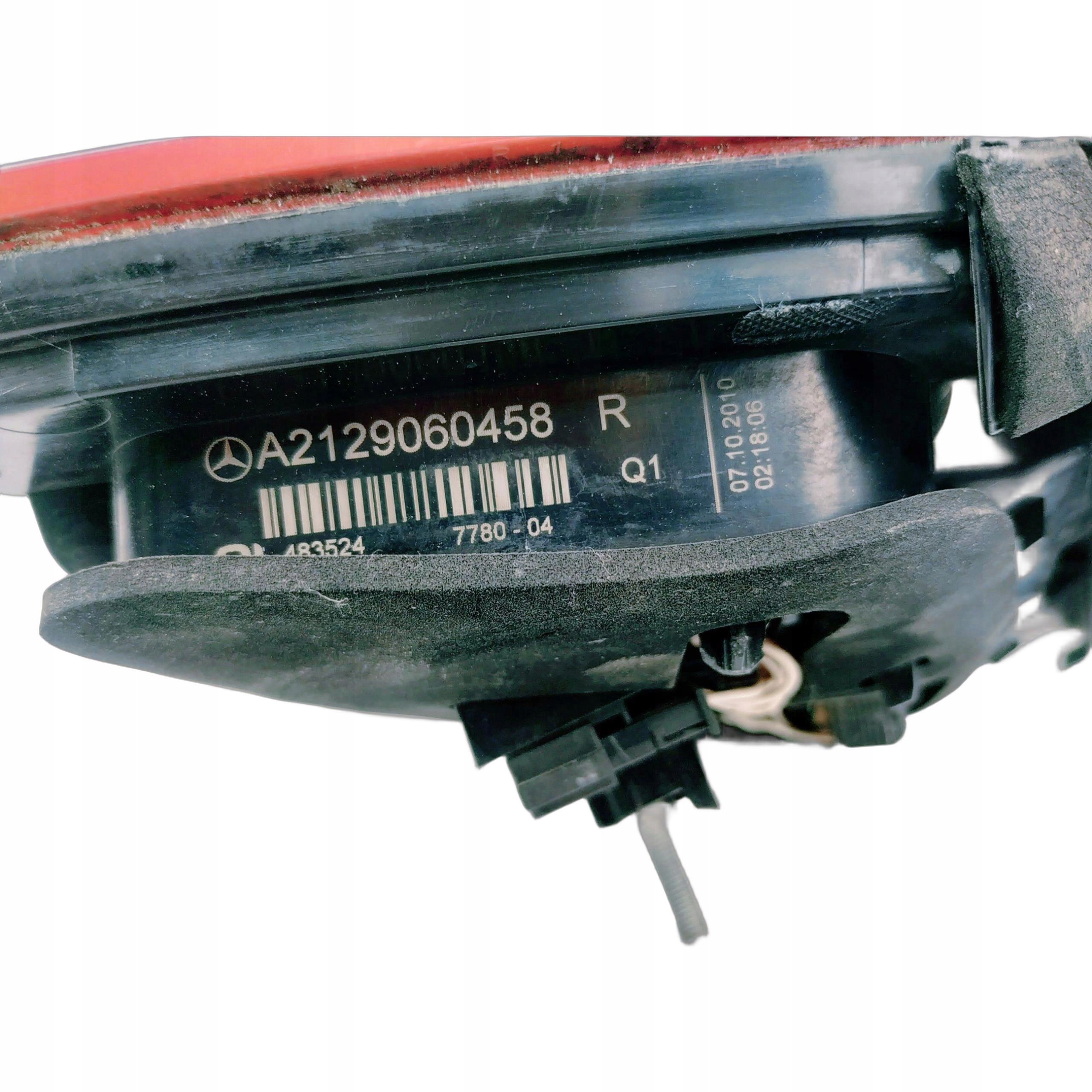 light right rear part LED MERCEDES E W212 sedan