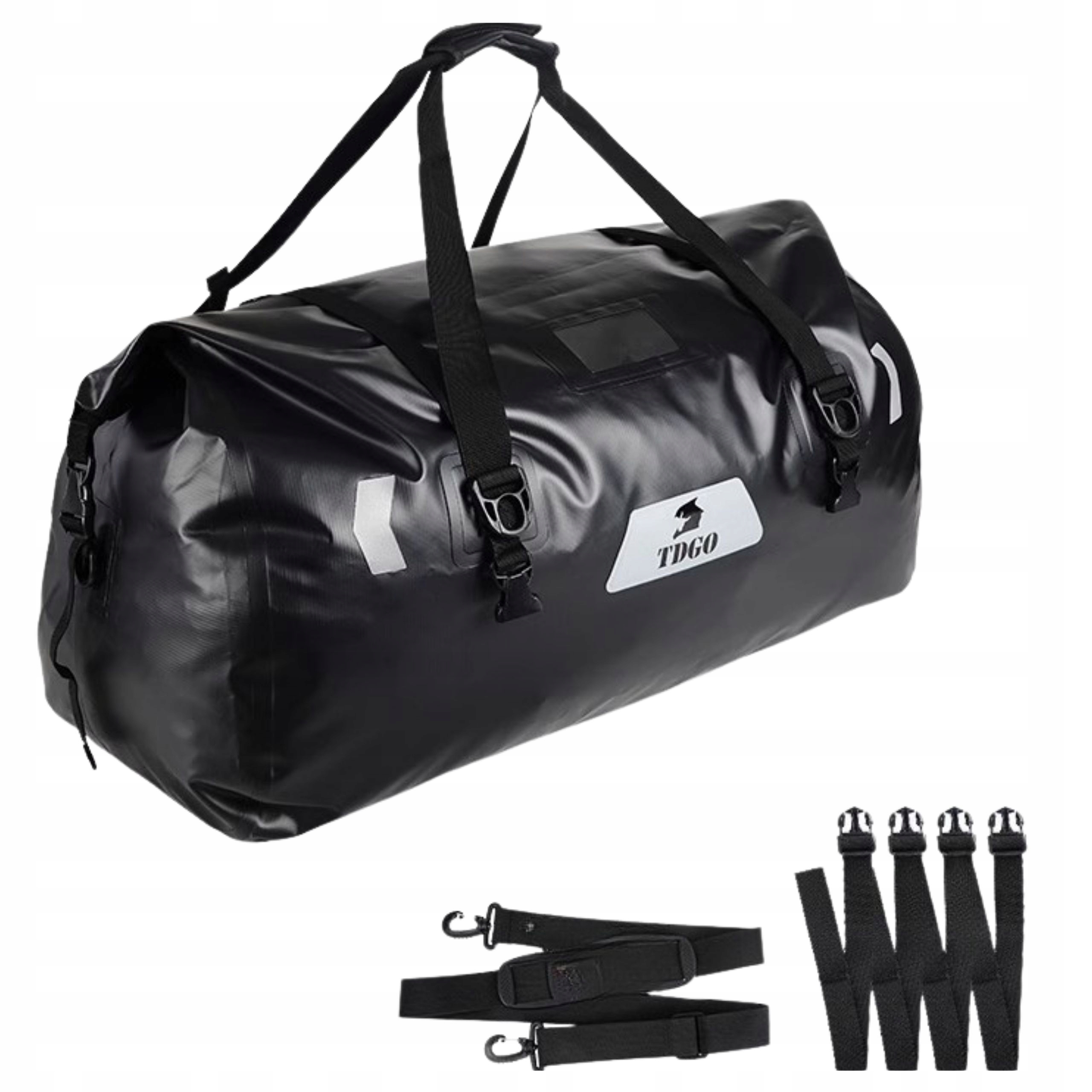 Torba motocyklowa na siedzenie kufer wodoodporna rollbag mocowanie 30s 66l