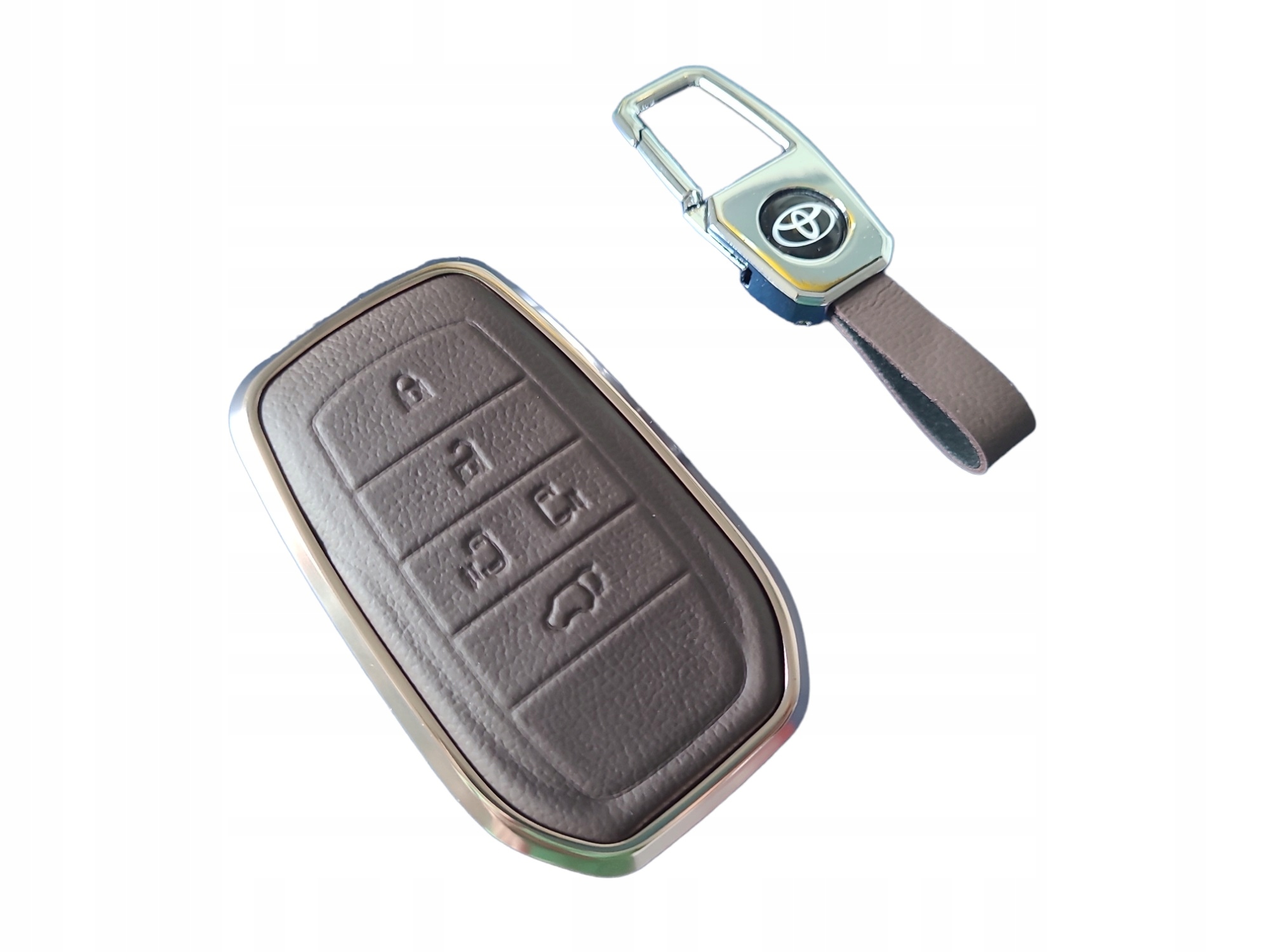 Чохол ключ чохол для Toyota RAV4 колір коричневий