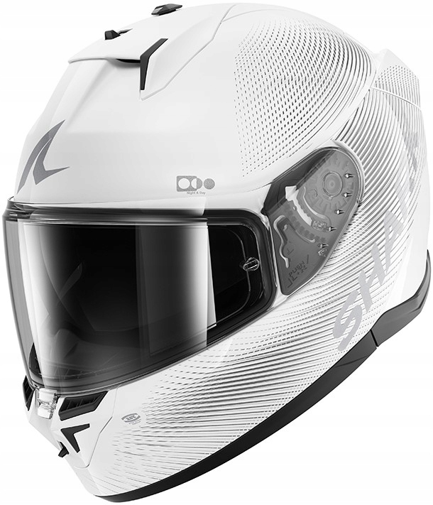 Motocyklová Prilba D-skwal 3 Sp Lyne White Silver L