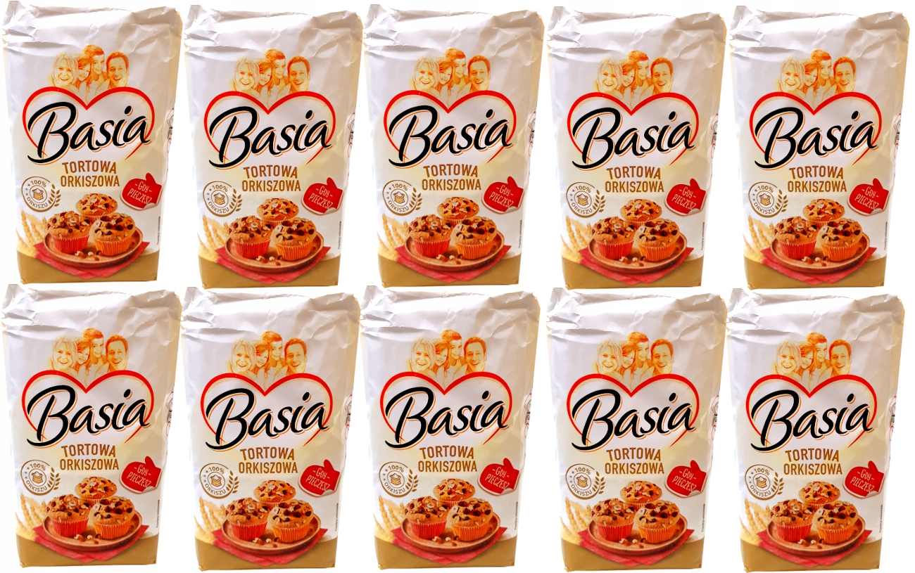 Mąka Basia 10szt Typ 450 Tortowa Orkiszowa typ450