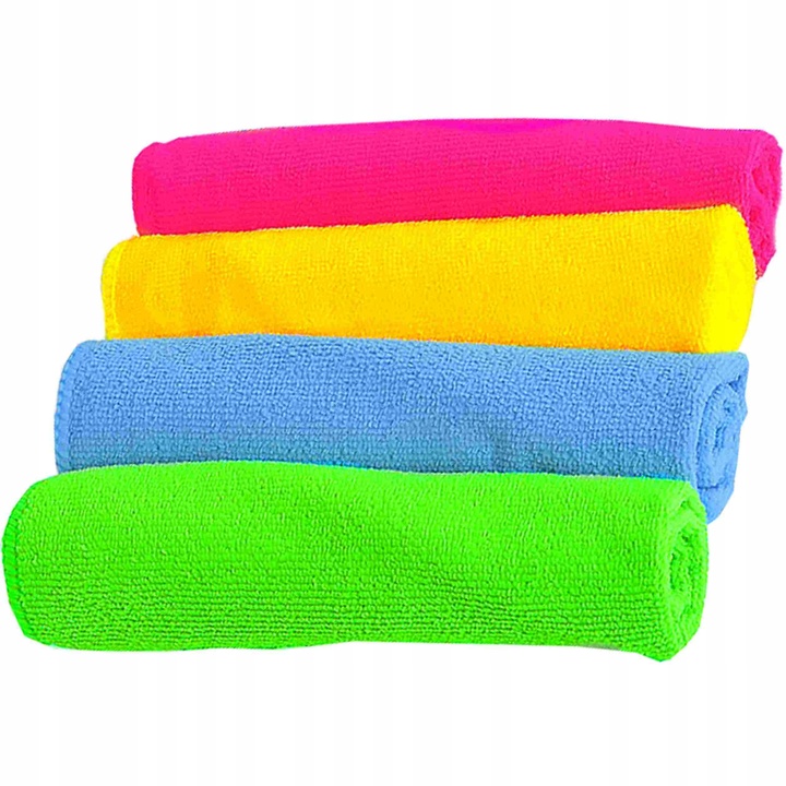ZESTAW ŚCIERKI ŚCIERECZKI ŚCIERKA SZMATKI Z MIKROFIBRY KUCHENNE 4SZT 30X30 Stan opakowania oryginalne