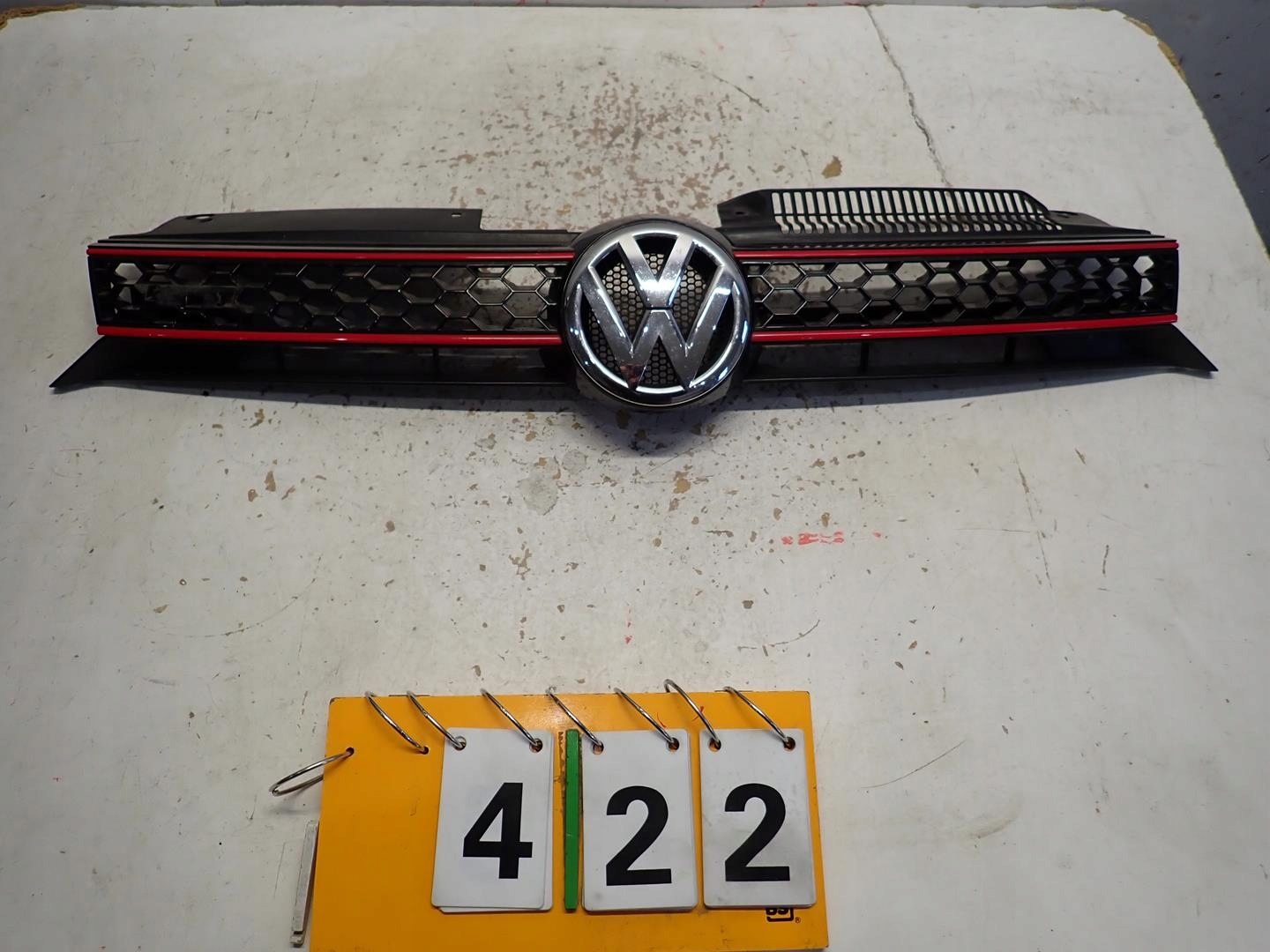 grille VW GOLF VI GTI 2009- 5K0853651AS