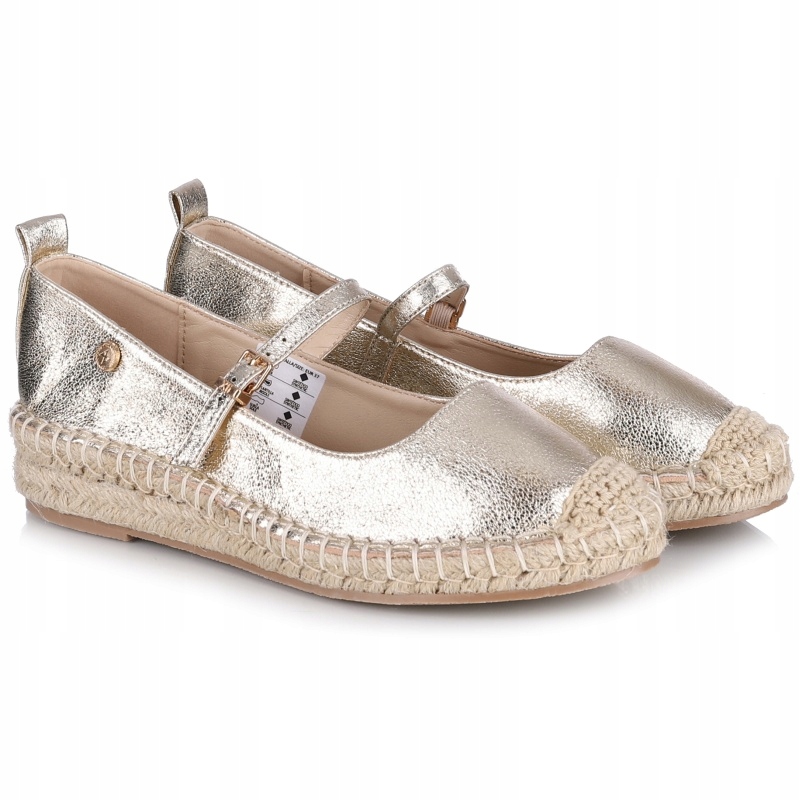 Dámské espadrilky s páskem Xti 145028 Z.c. Oro Vel. 37