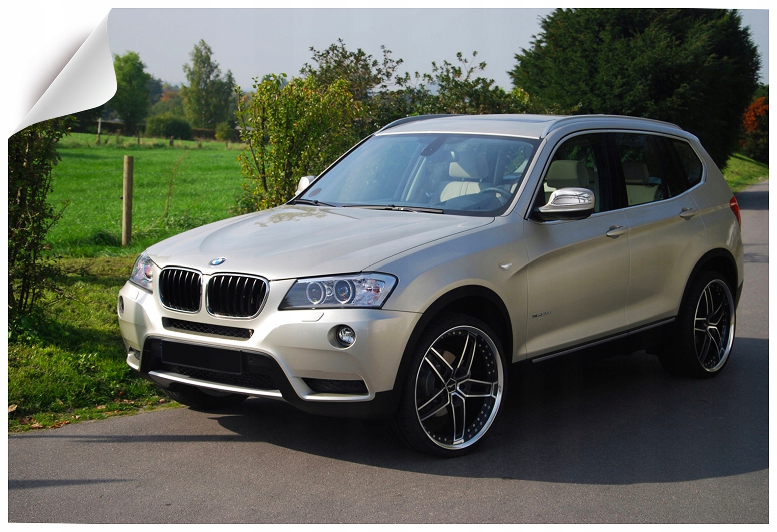 BMW X3 E83 2010 CHROMOWANE NAKLADKI NA LUSTERKA Producent inny