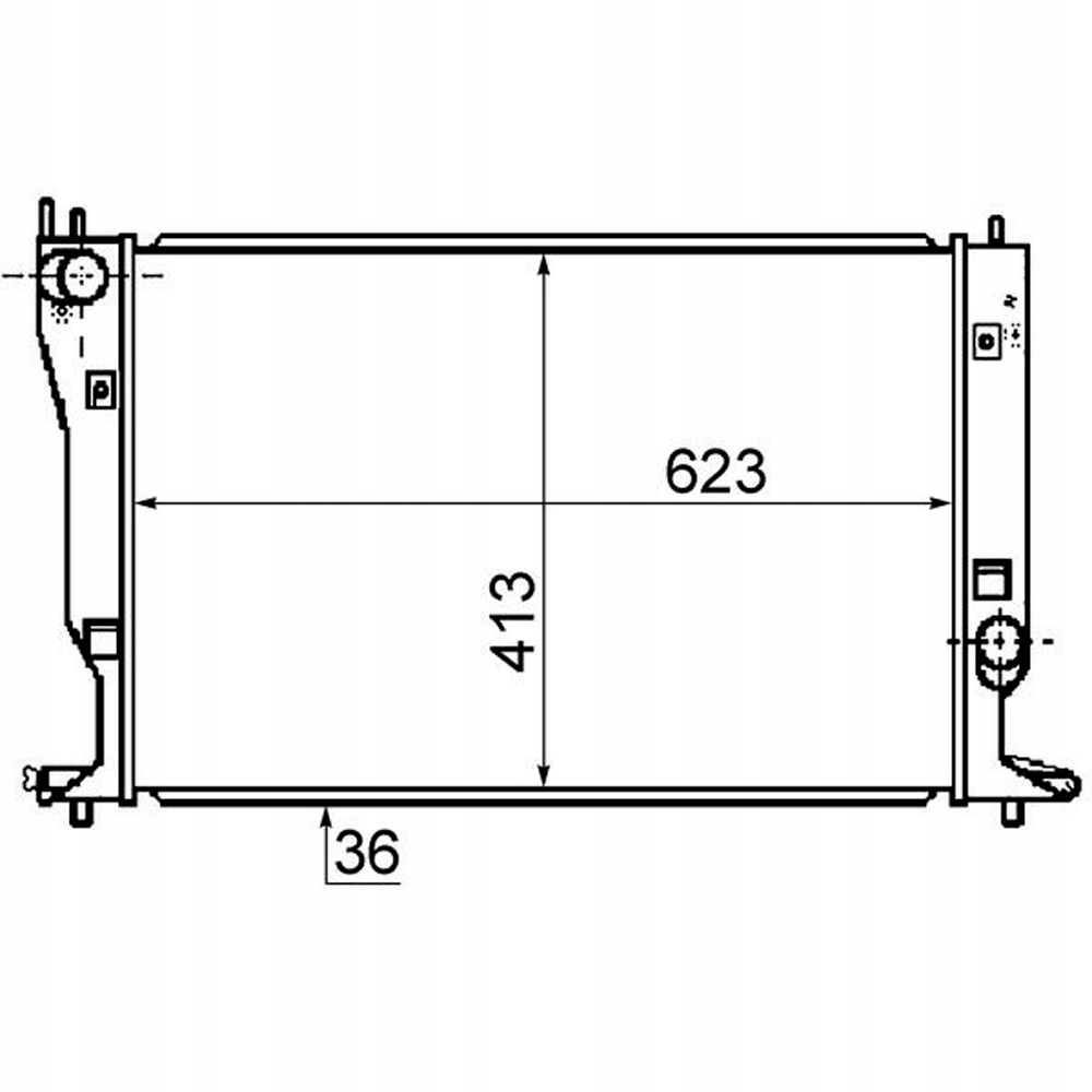 mahle CR 1081 000S радиатор охлаждения, система Двигателя