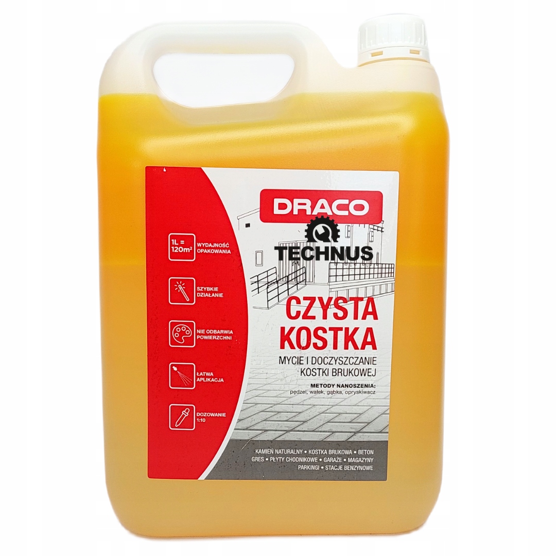 Levně Tekutý prostředek na čištění dlažby Čistá Kostka Draco 5L