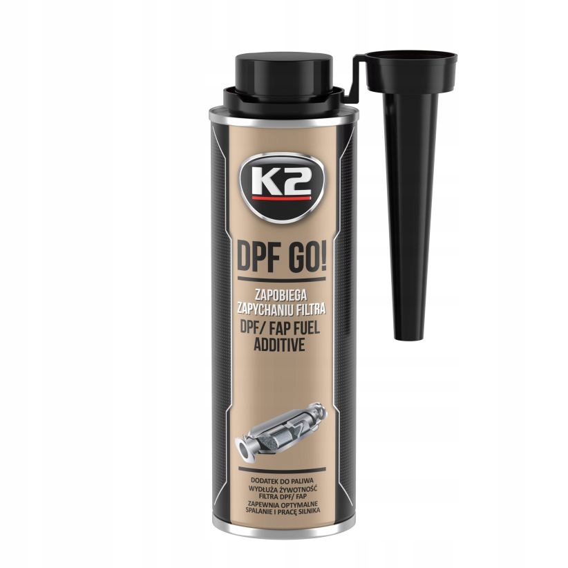Dodatek do ochrony filtra Dpf zapobiega zapychaniu diesla K2 Dpf Go! 250ml