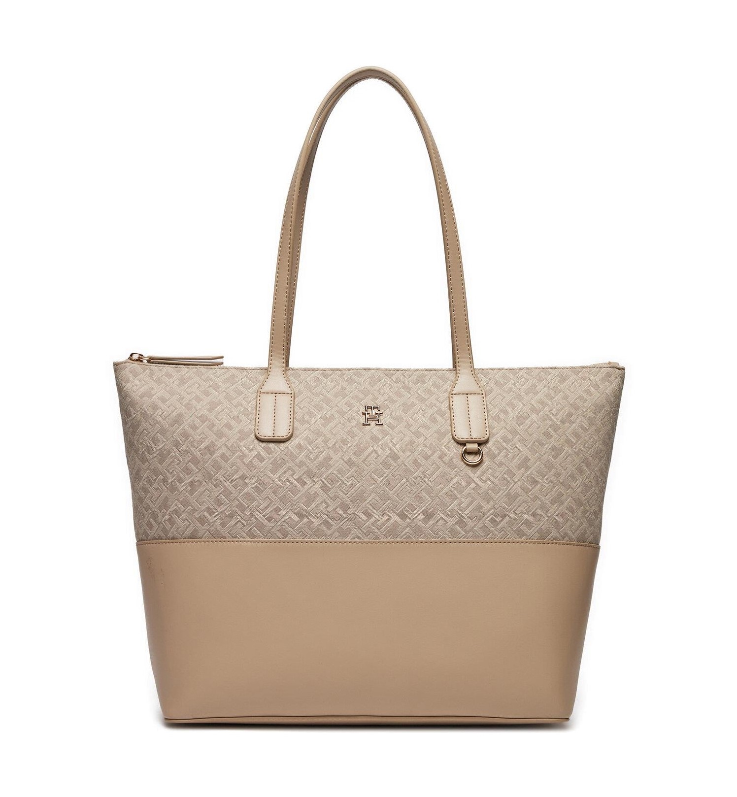 Taška Tommy Hilfiger Th Jacquard Tote AW0AW17070 Aeg