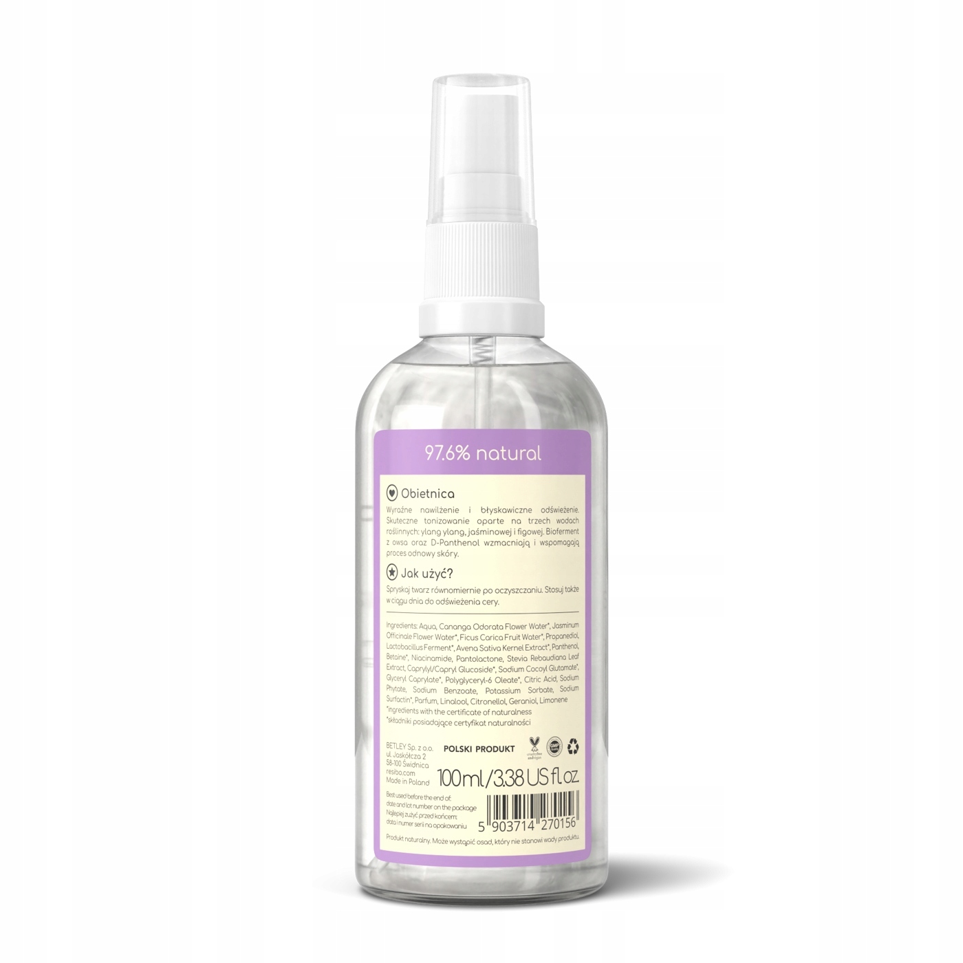 Resibo Mr Soft Skin Hydratační tonikum s mlhou
