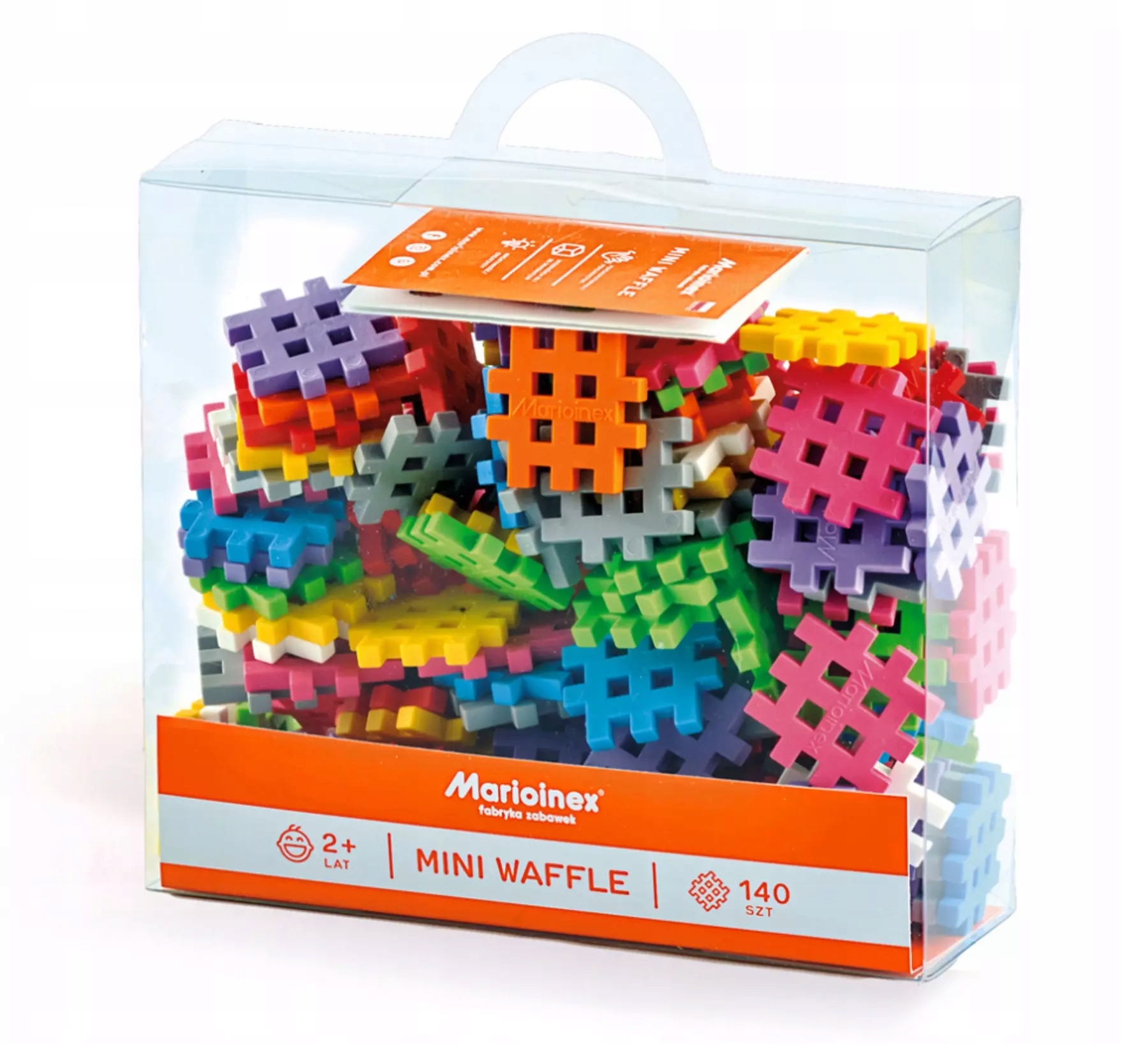 Klocki konstrukcyjne Mini Waffle (140 elementów)-Zdjęcie-0