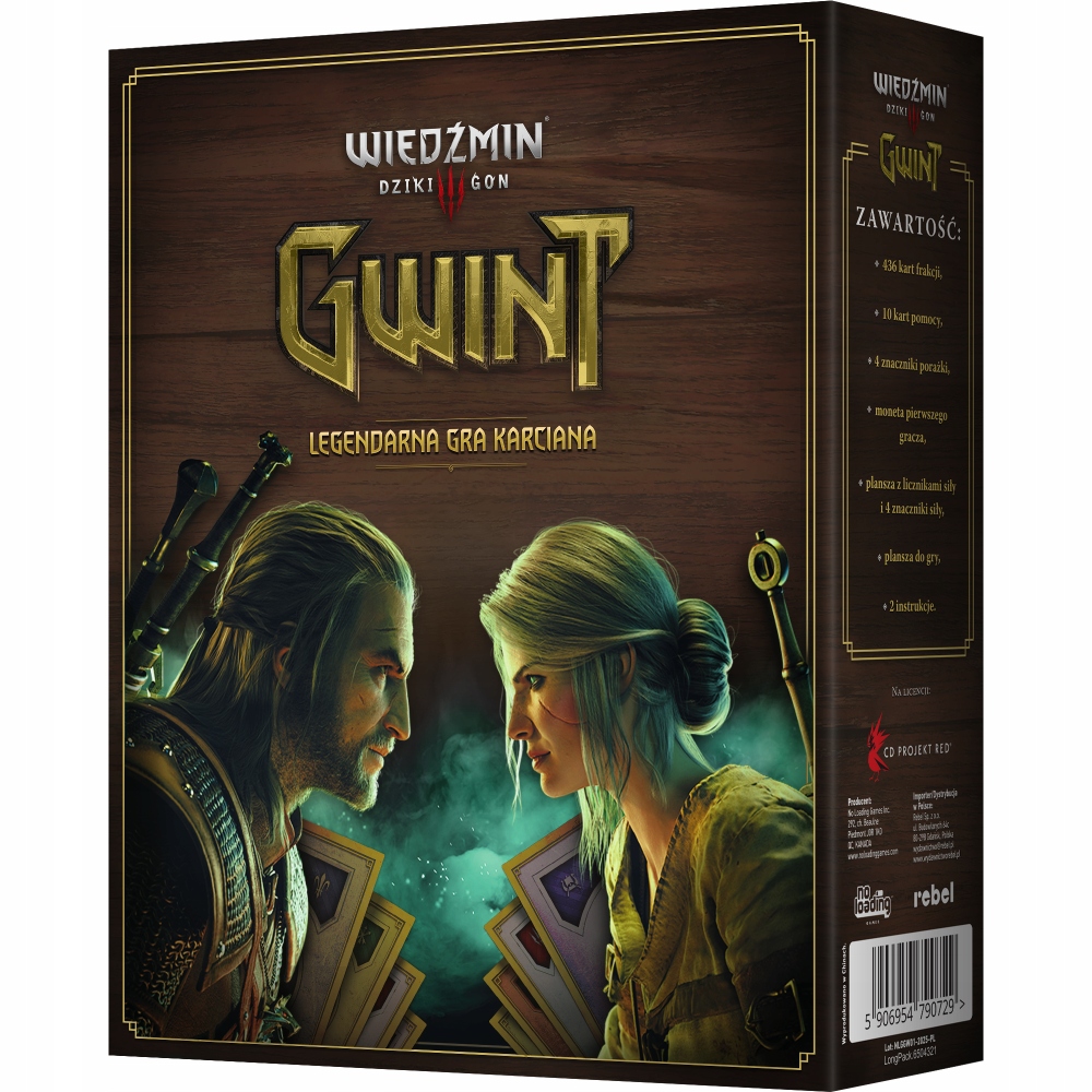 Gra planszowa Gwint: legendarna gra karciana Rebel CD Projekt