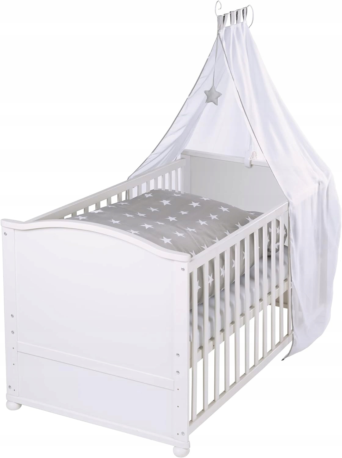 ROBA Little Stars, łóżeczko z pościelą 140x70 cm,
