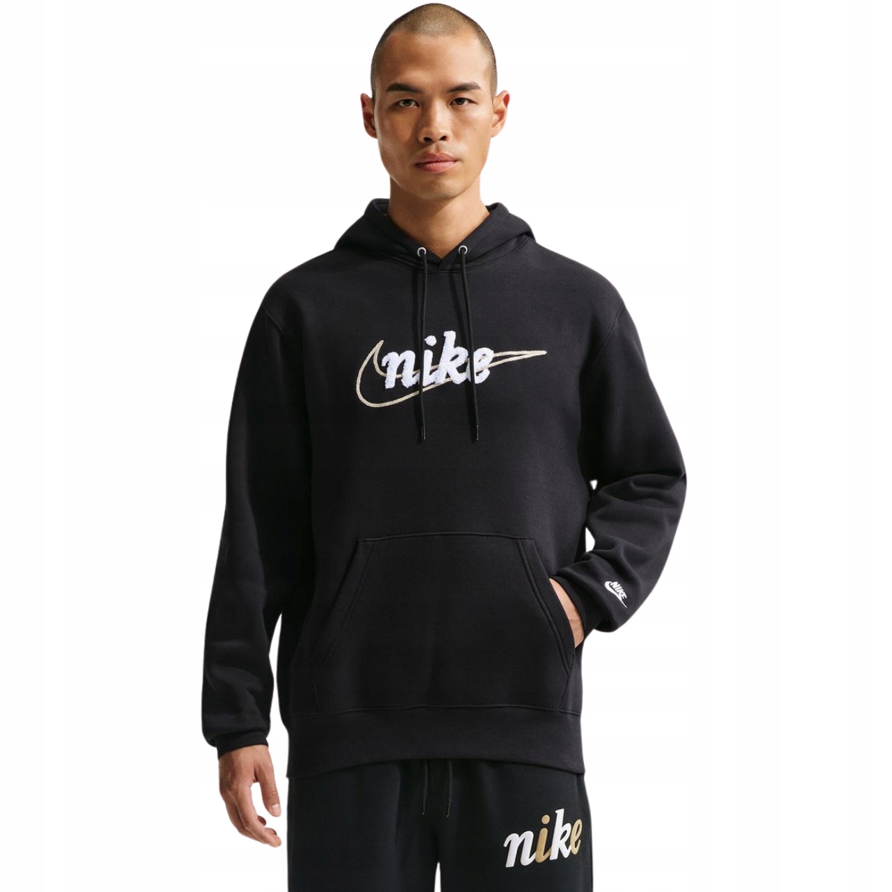 Pánská mikina Nike Club Bb Hoodie černá IF0685 010 S