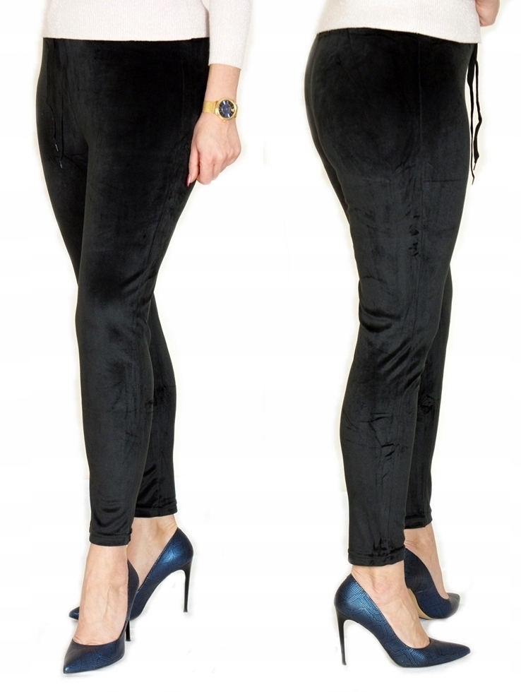 

Welurowe dresowe damskie spodnie fitness 1186