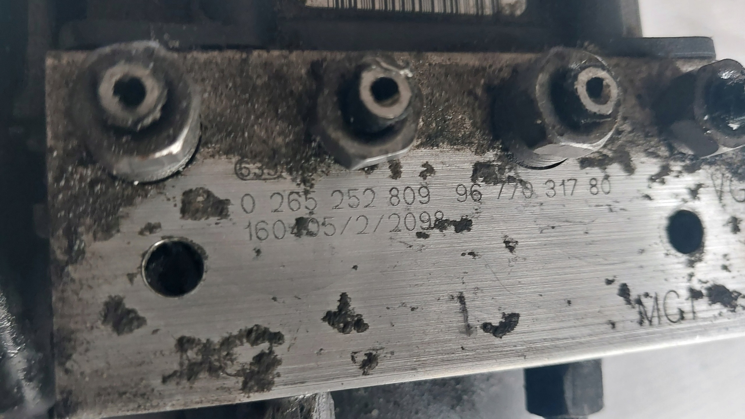 pump ABS control unit PEUGEOT 508 1,6 THP 09-18 R. 9677031780