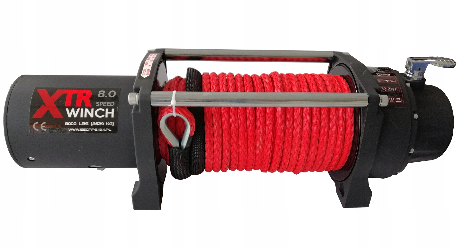 

Wyciągarka Xtr 8000 lbs z liną syntetyczną 8mm 25m