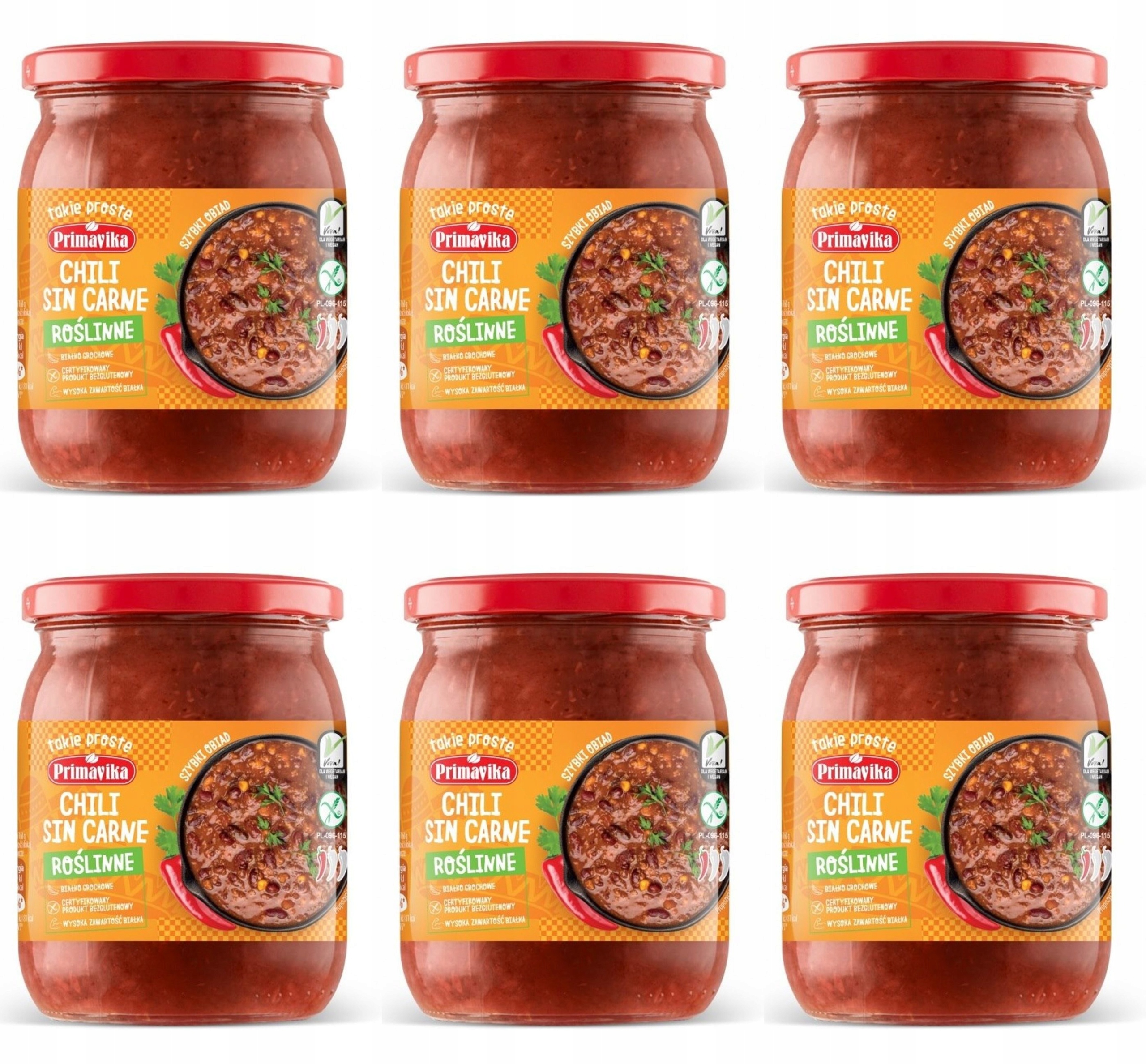 Chili sin carne bezglutenowe 470 g X6