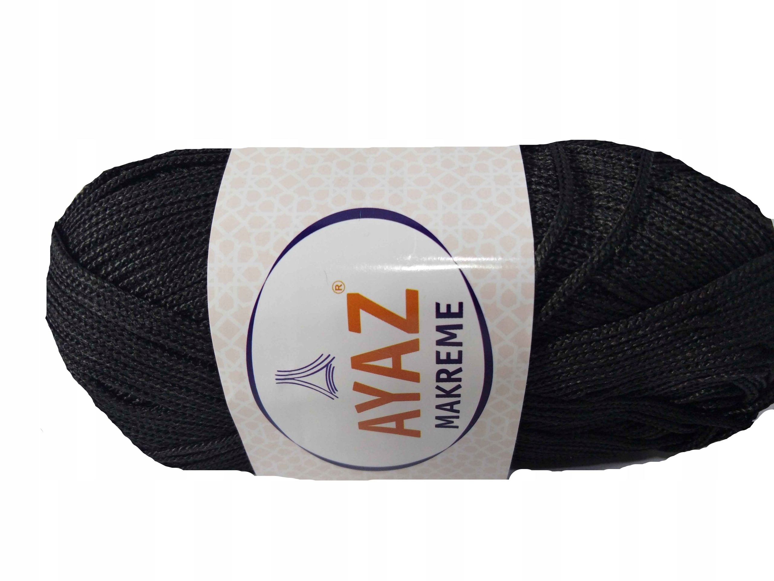 Sznurek poliestrowy Ayaz Makreme 140m czarny