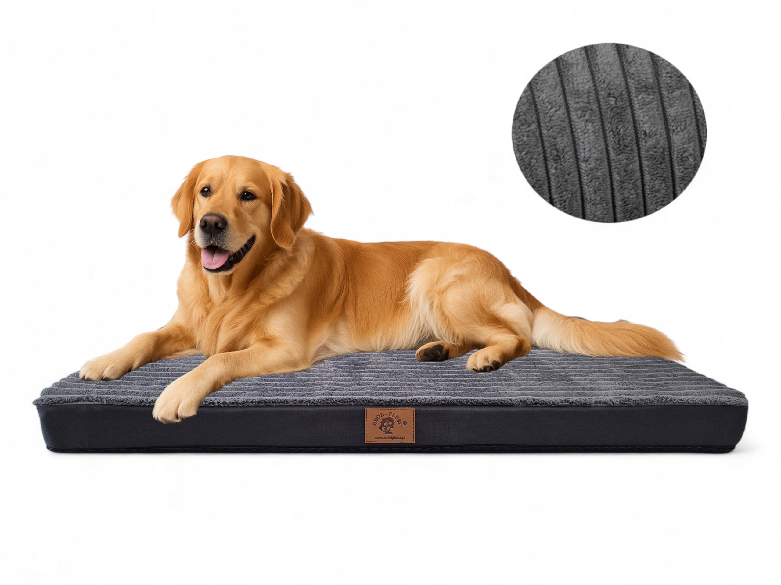 Levně Pelíšek Matrace Pro Psa 100x70x7 cm. Velké Potah XL Grafit