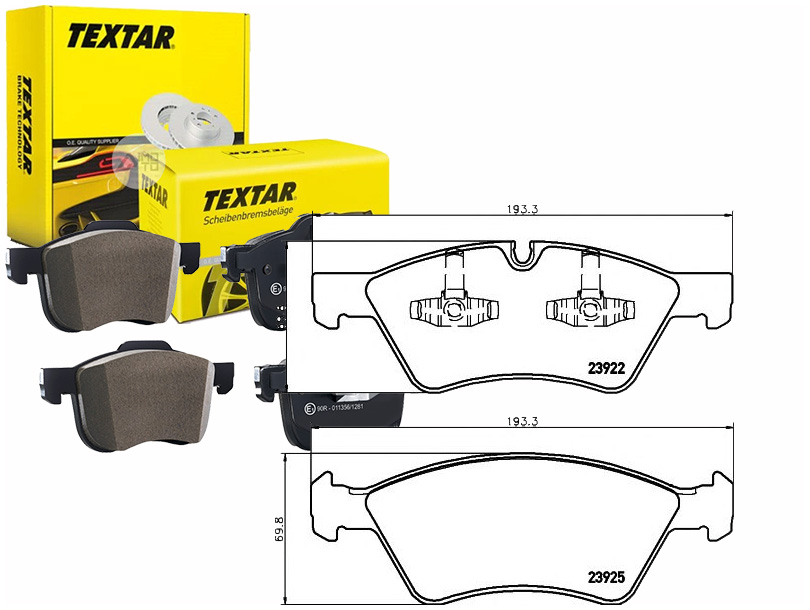 TEX2392201 Kostky Ham. Db Přední W164 ML/X164/W251/ Asistent řidiče #33