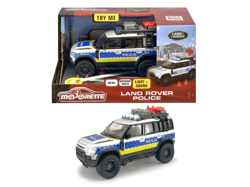 

Samochód policyjny Grand Land Rover 12,5 cm