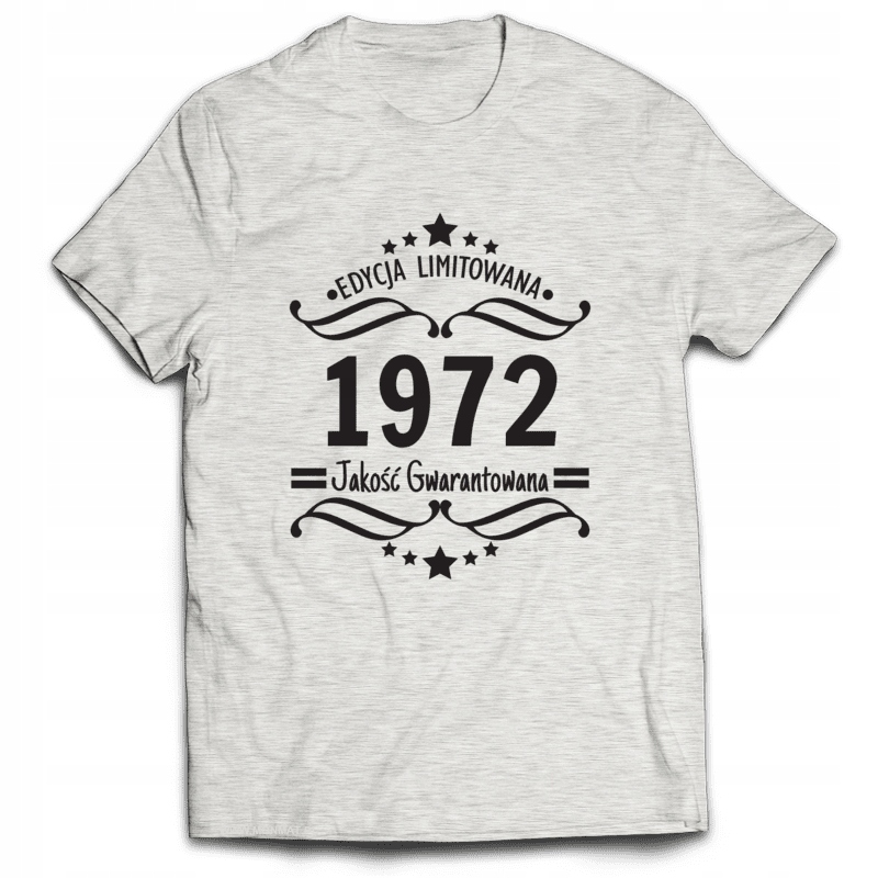 

Koszulka na Urodziny 50 Edycja Limitowana 1972 XL