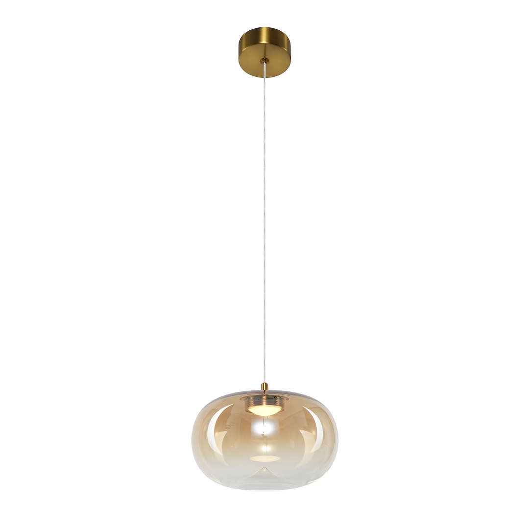 Závesná lampa Milagro Vaso ML1399 Led 4W 3000K jantárová zlatá 18 cm