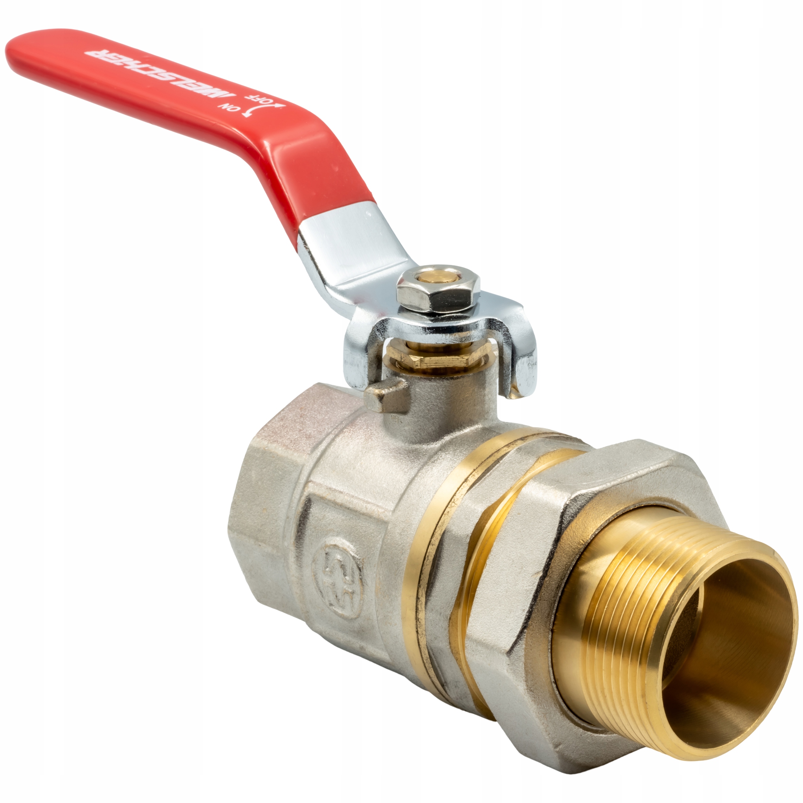 Kulový Kohout Kohout 30 Bar S Tlumivkou 2" Se Šroubením Rukojeť Vysoká Kvalita