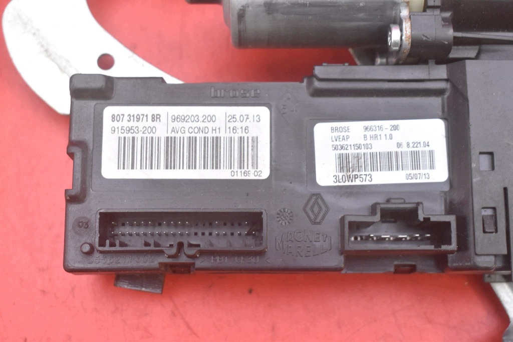 window regulator left front EU 966416-103 RENAULT SCENIC III XMOD LIFT 09-16