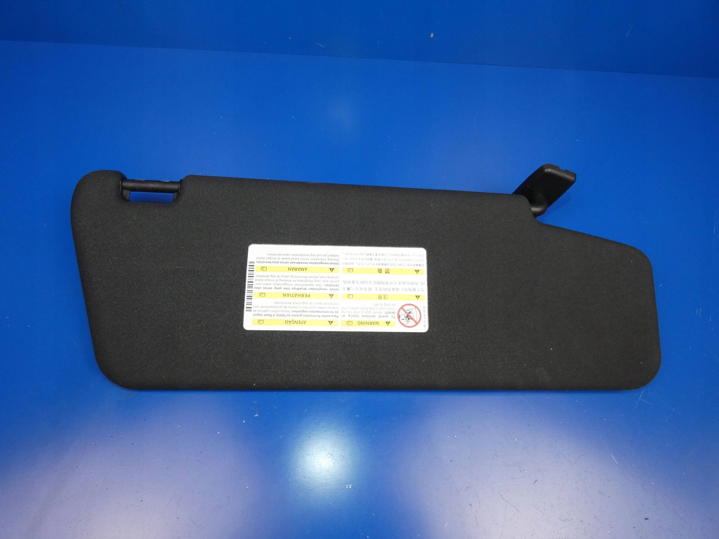 MERCEDES CLS W218 cover PRZECIWSLONECZNA left visor