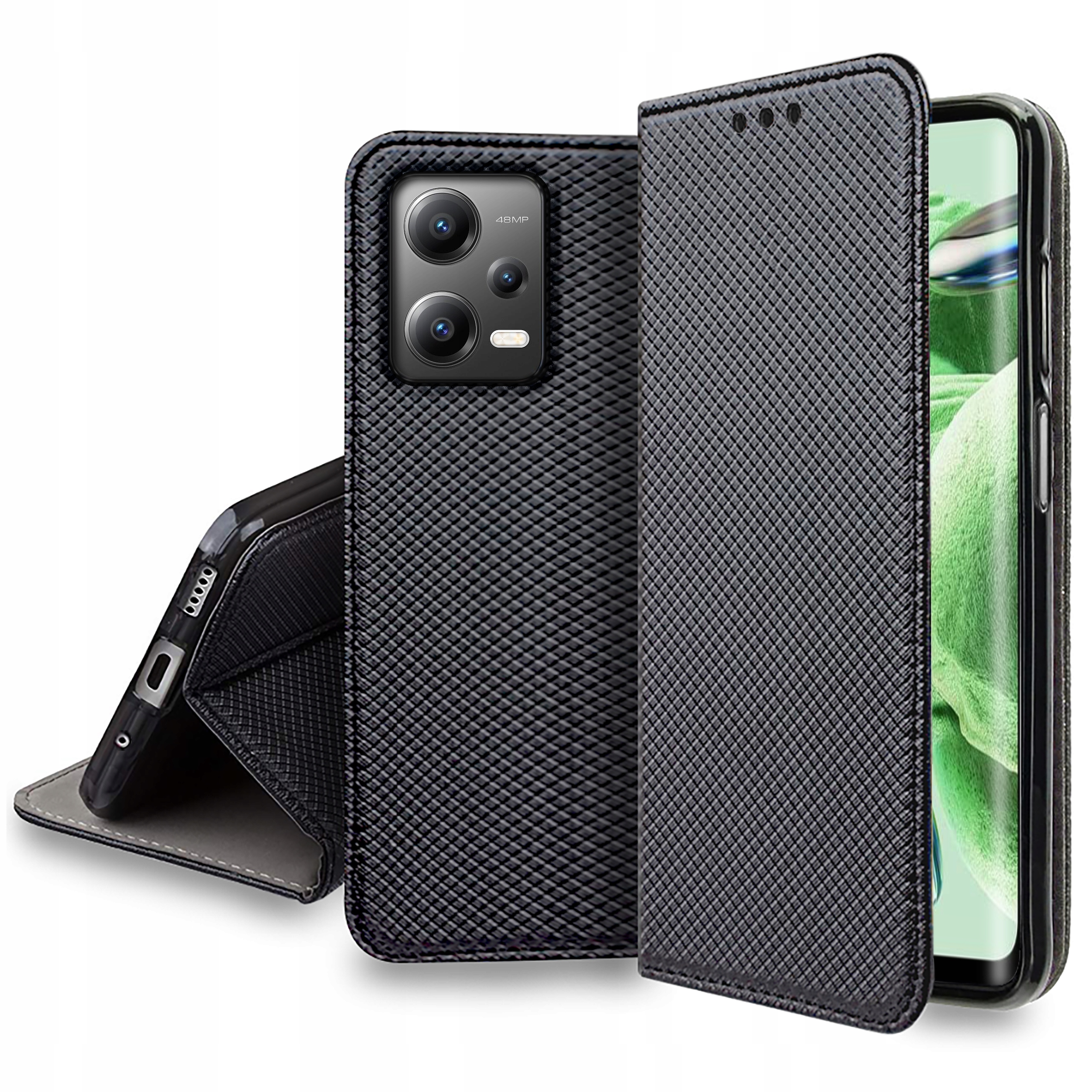

Etui do Xiaomi Poco X5 5G Smart Magnet Szkło 9H