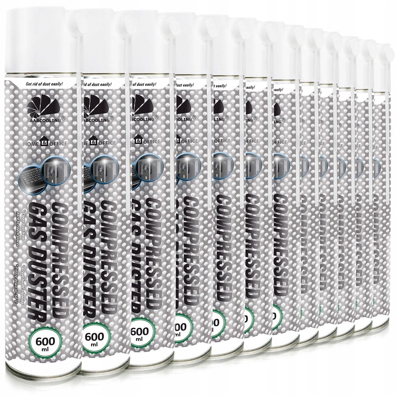 Stlačený Vzduch 12 x 600 ml Mobilní Vysavač Elektrických Zařízení Adg