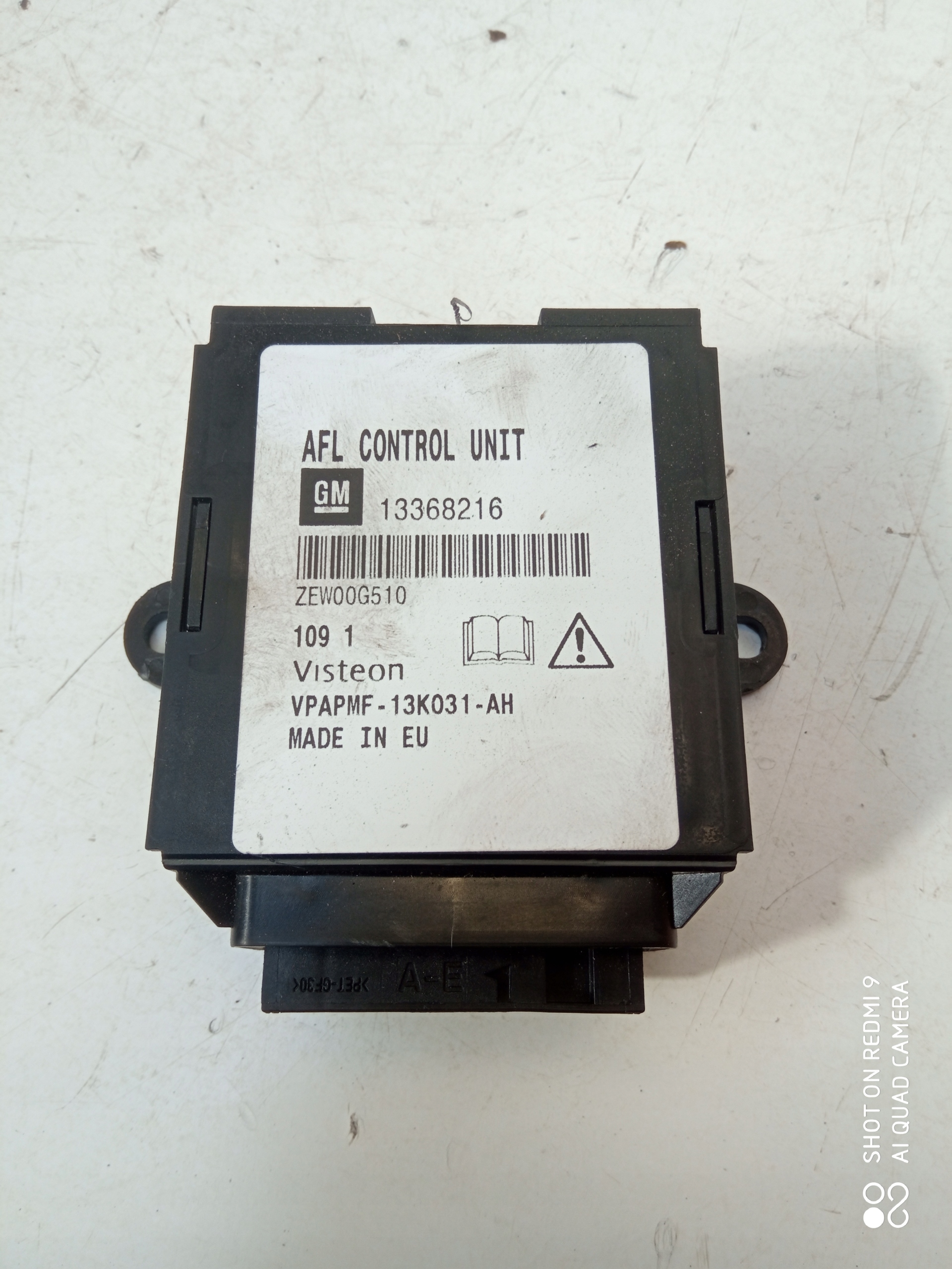 OPEL MERIVA B modulo Centralina luci AFL 13368216