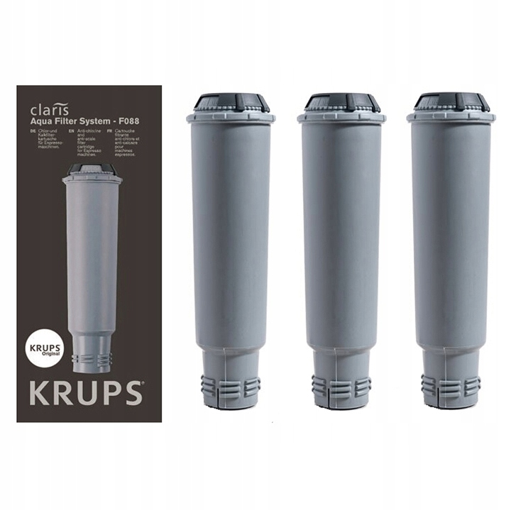 

3 x Krups Filtr wody Claris F088 do ekspresów