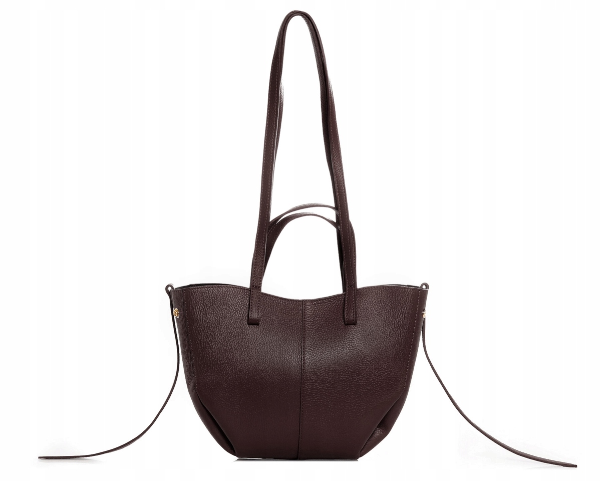 Italská Dámská Kožená Taška Solome Monroe, Hnědá, Kabelka Přes Rameno