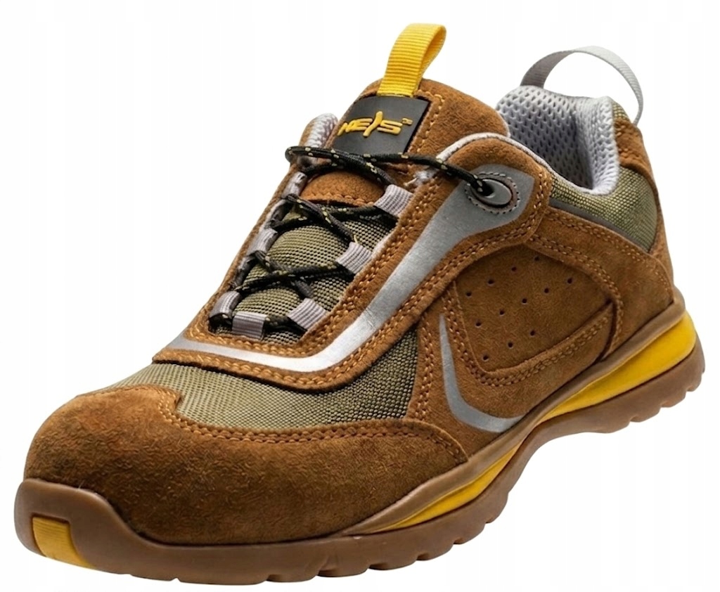 Buty robocze obuwie ochronne skórzane zamszowe z podnoskiem Sb