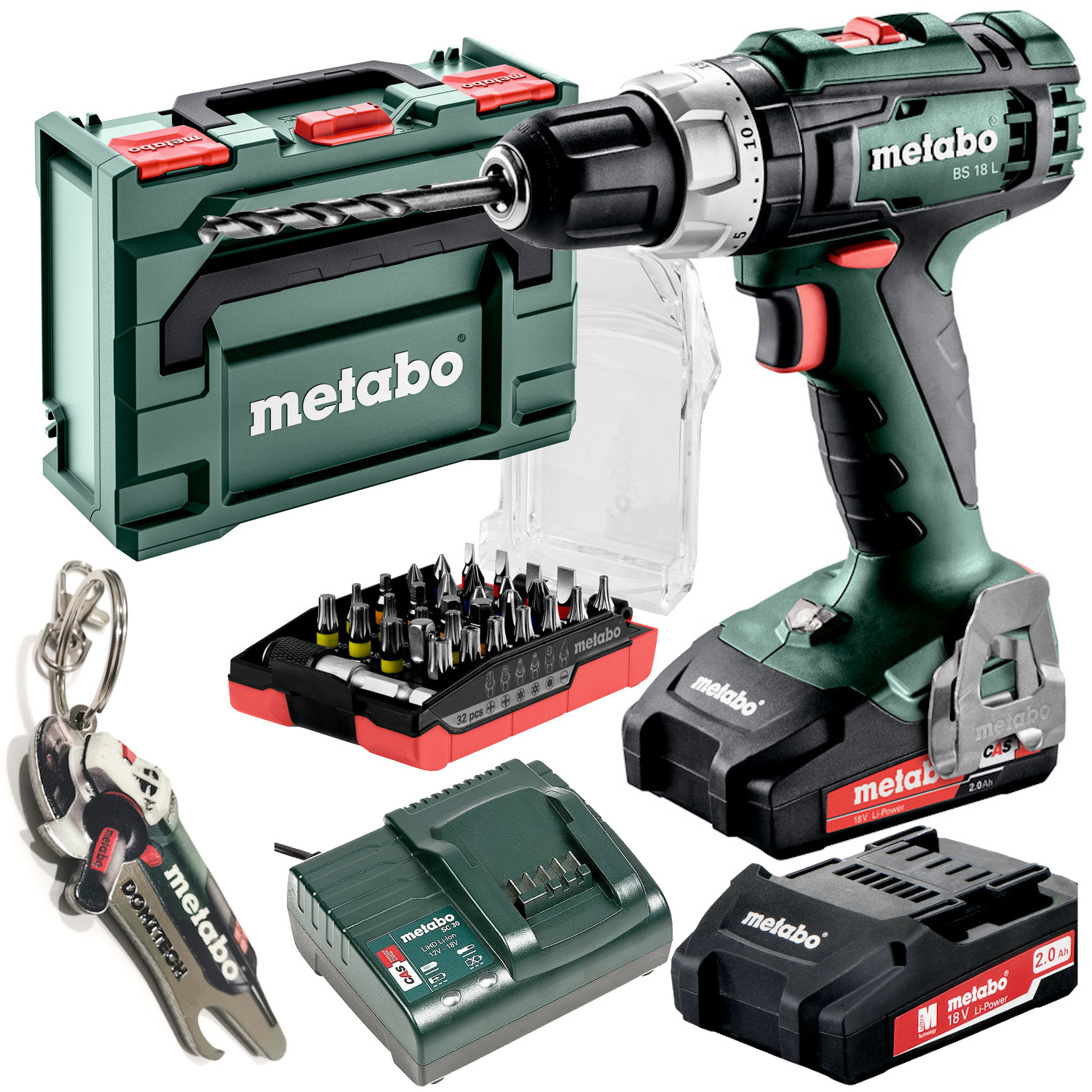 METABO BS 18 L 18V 2x2 AH сверлильный станок