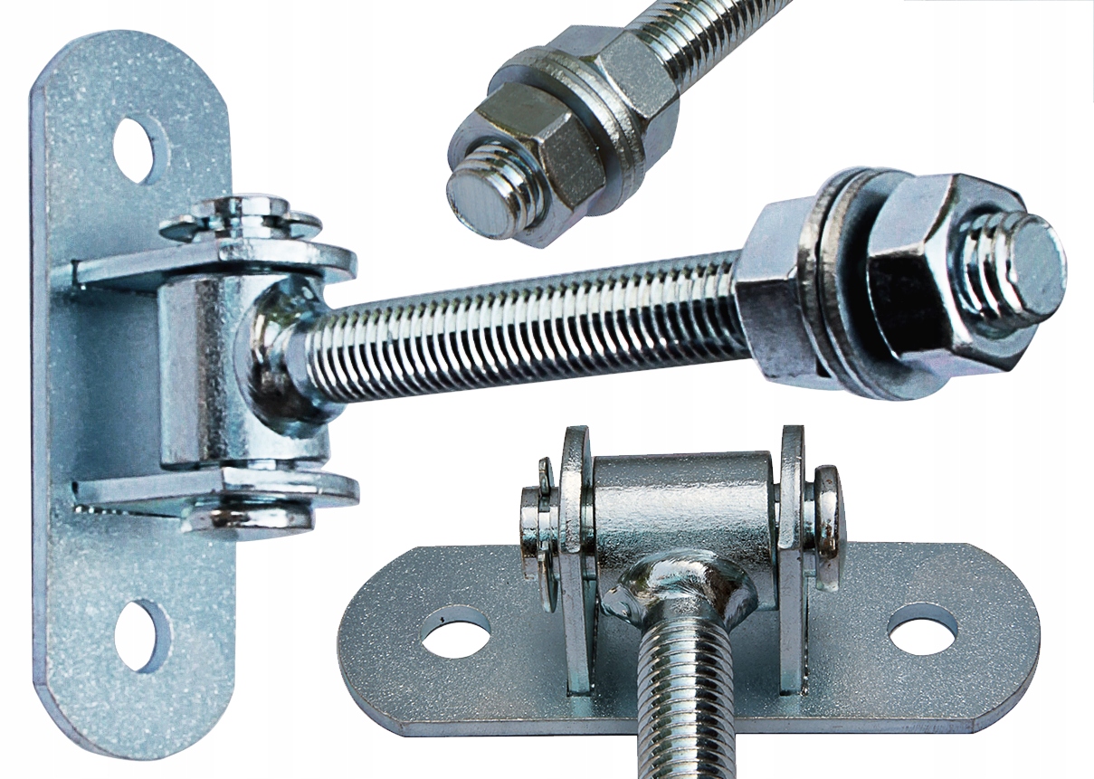 

Zawias Do Bramy Furtki M12 z Płytką Regulowany