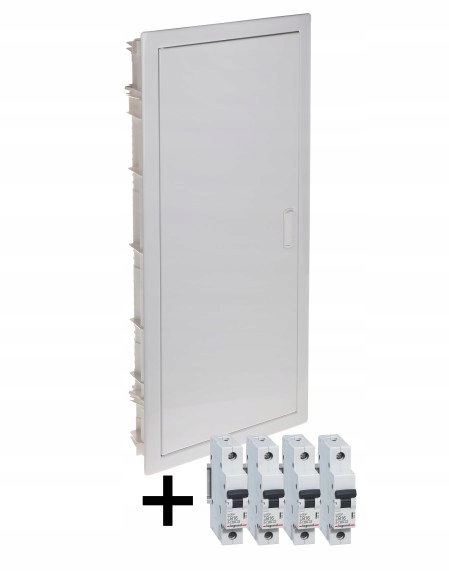 Legrand 602434P Rozdzielnica Podtynkowa Rwn 4x12 IP40 4 Bezpieczniki B16