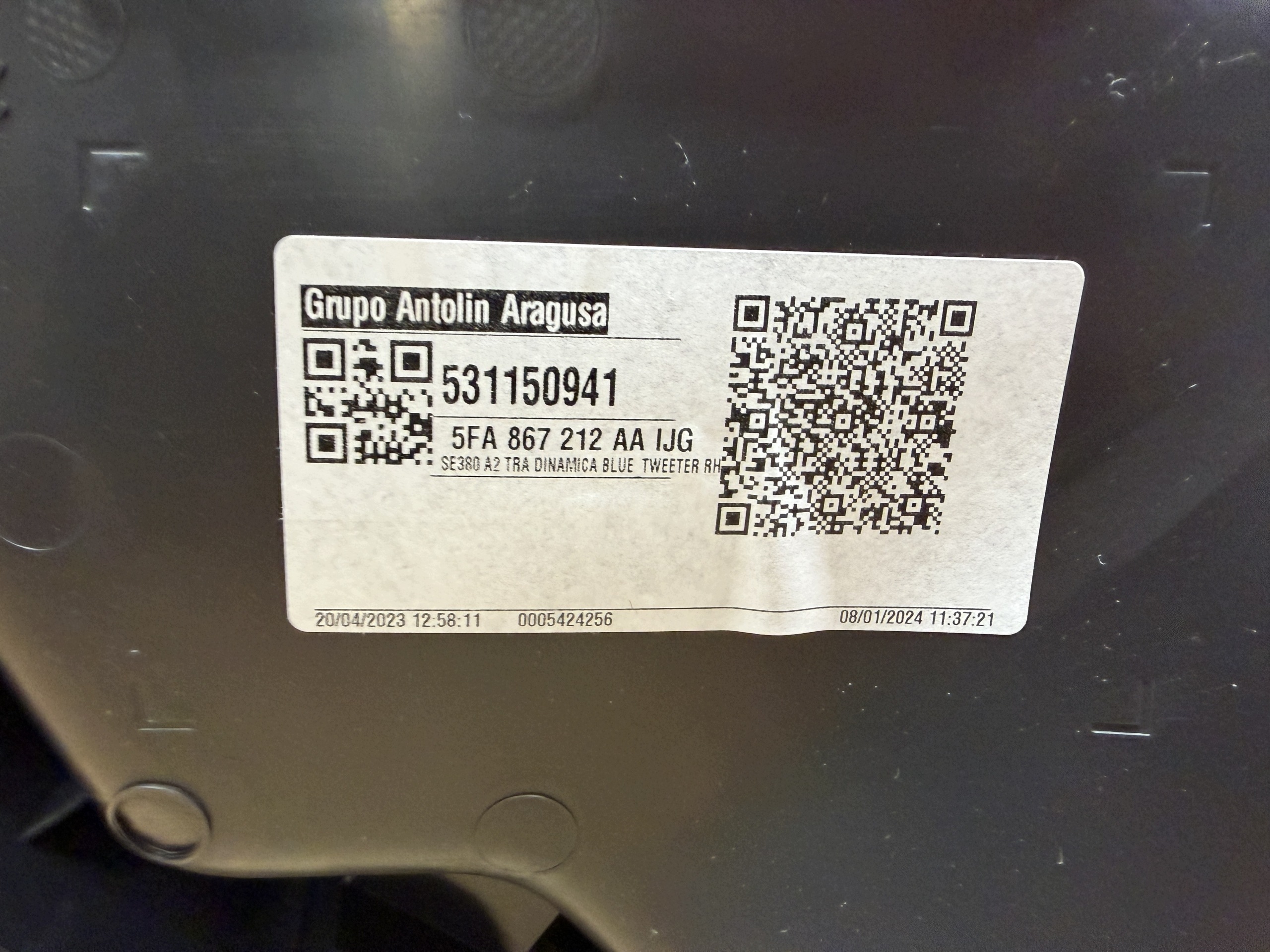 SEAT CUPRA LEON IV 5FA side door right rear part